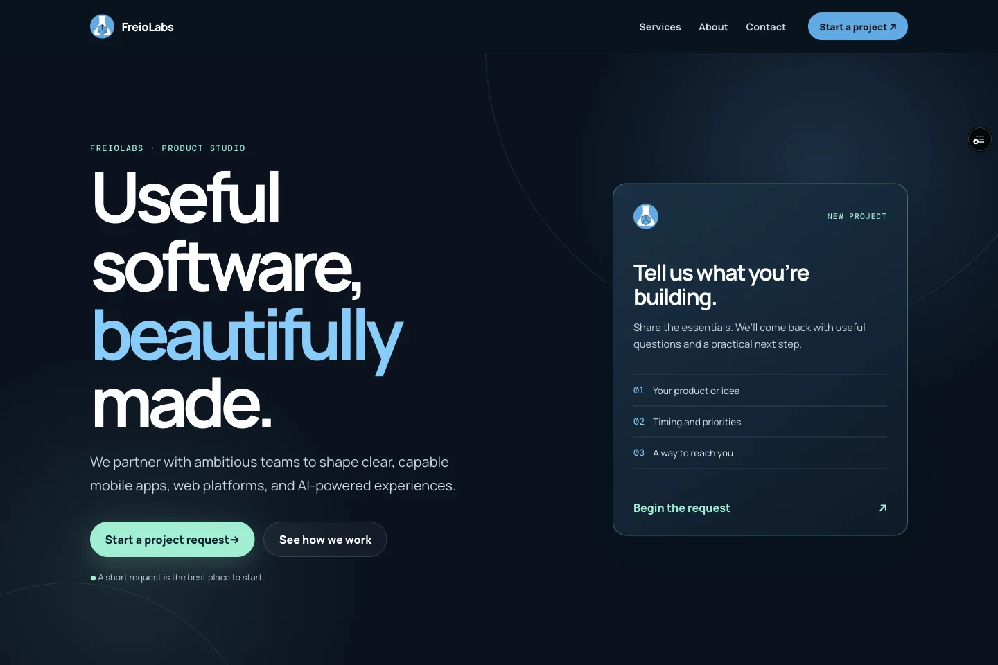 FreioLabs website screenshot
